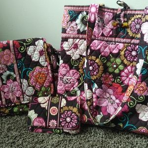 Vera Bradley Mod-Floral 3-Piece Set